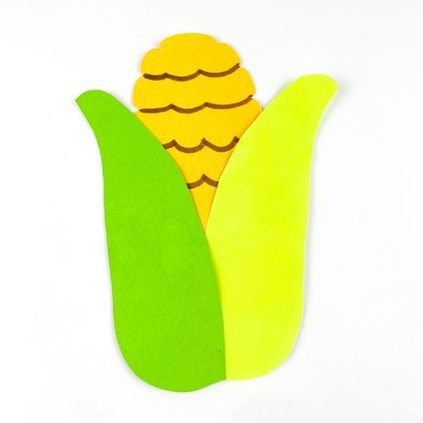 paper corn on the cob craft