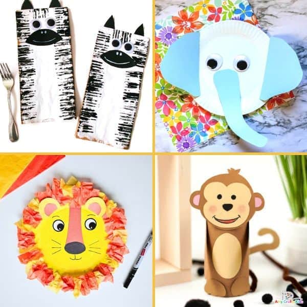 20 Zoo Animal Crafts for Preschoolers