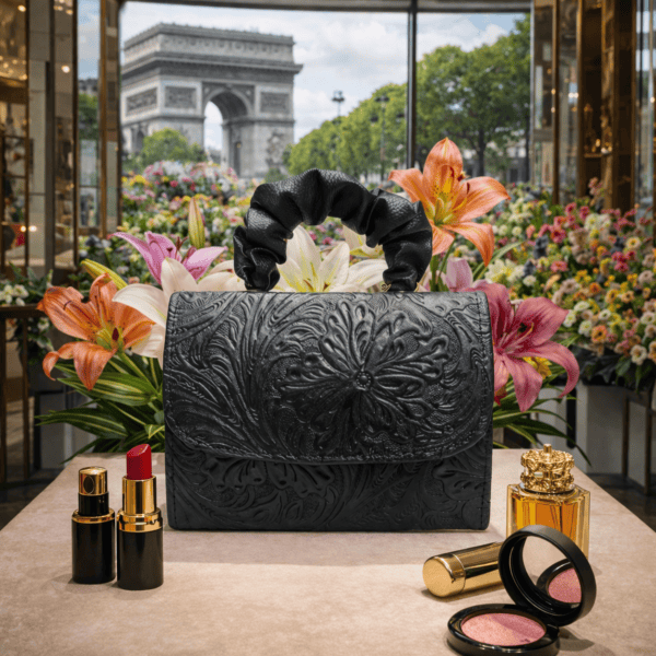 Bolso Karlita de Piel Cincelada Premium