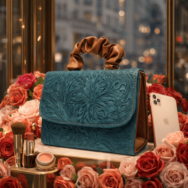 Bolso Karlita de Piel Cincelada Premium