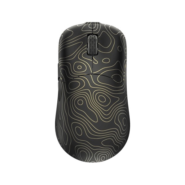 Mouse White Shark Gaming Wireless Aero 10000dpi RGB Black/Gold