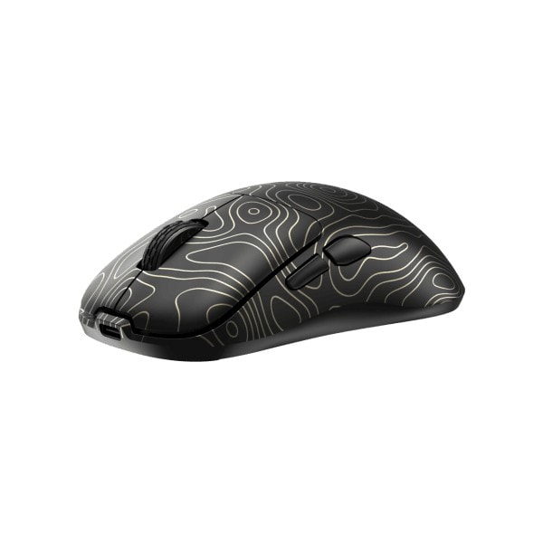 Mouse White Shark Gaming Wireless Aero 10000dpi RGB Black/Gold - Image 2