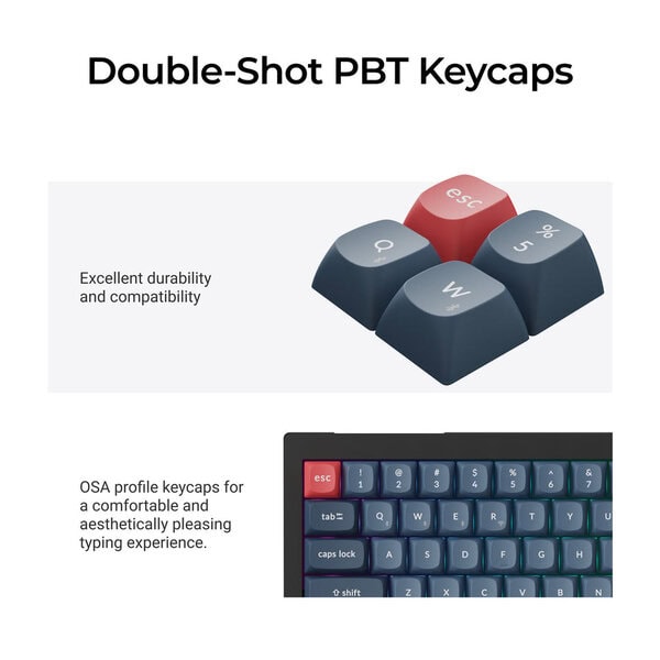 Keychron V4 Max Wireless Mechanical Keyboard | 60% Layout | QMK/VIA | Gateron Jupiter Red | Black - Image 3