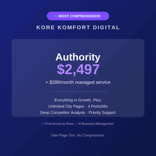 Authority Website Package