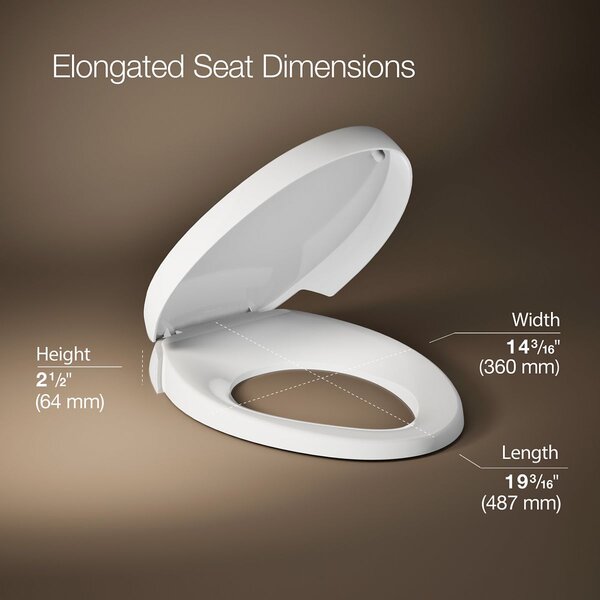 Asiento de inodoro frente redondo - Imagen 7