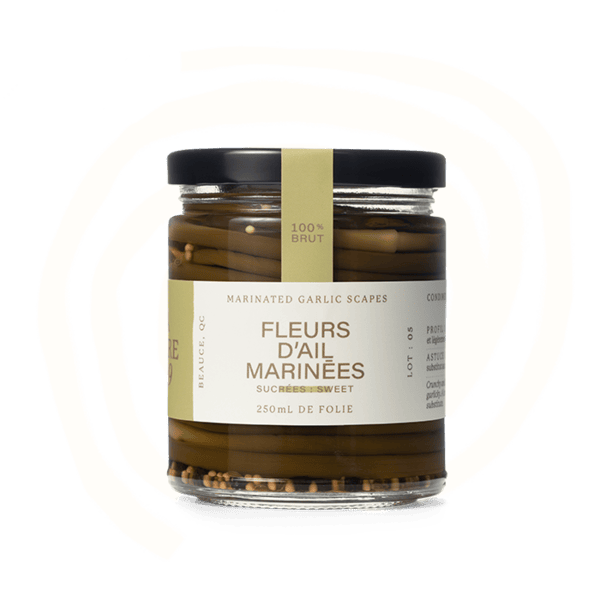 La terre du 9, Fleurs d'ail marinées sucrées 250ml