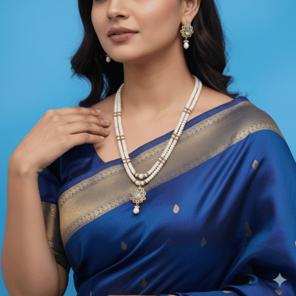 double layer necklace