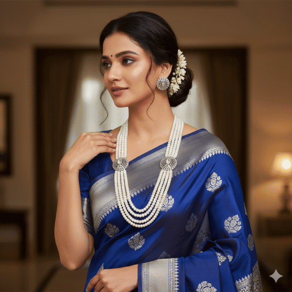 Natural Pearl Side Brooch