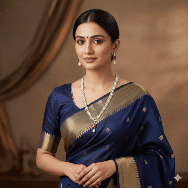 Ruby Stone Chandani Pearl Necklace