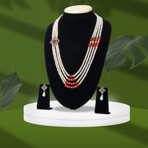 side brooch necklace