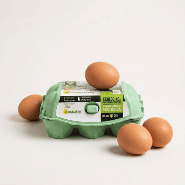 Huevos ECO 6 uds Euskaber