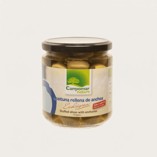 Aceituna Rellena de Anchoa ECO 350g Campomar
