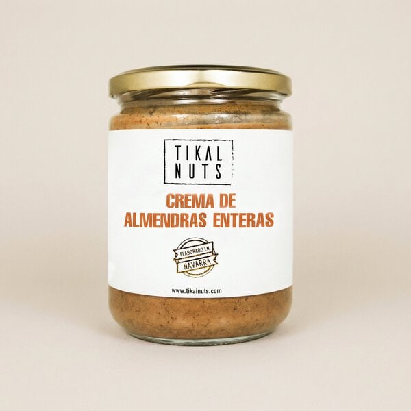 Crema de Almendras Enteras ECO 350g Tikal Nuts