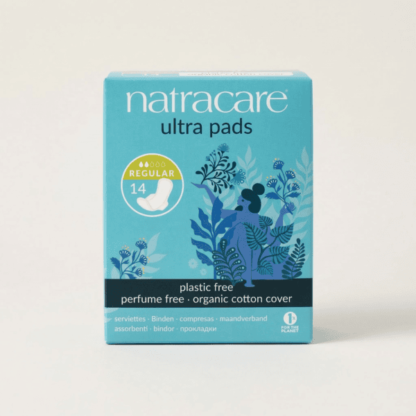 Compresa Regular con Alas ECO 14uds Natracare