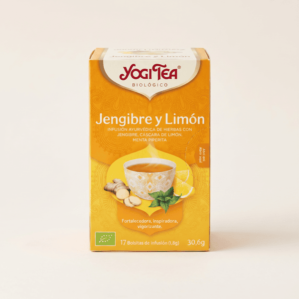 Infusión de Jengibre y Limón ECO 17 bolsitas Yogi Tea