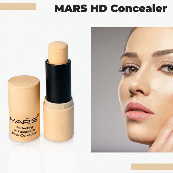 MARS Perfecting HD Concealer Stick Correcteur - 01 Natural Beige 10g - Image 2
