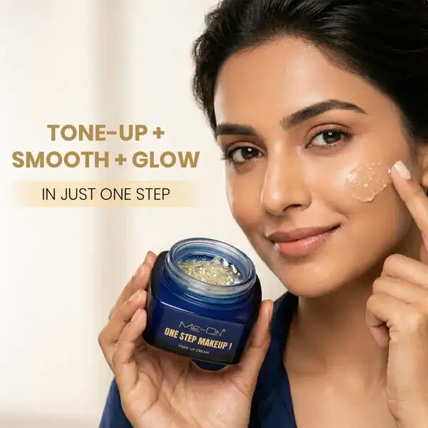 ME-ON One Step Makeup Tone Up Cream – Hydrating & Brightening Daily All-in-One Face Base - Image 5