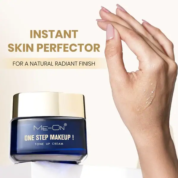 ME-ON One Step Makeup Tone Up Cream – Hydrating & Brightening Daily All-in-One Face Base - Image 4