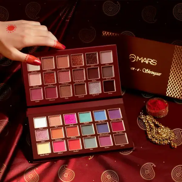 MARS Jashan-e-Shringaar 36 Color Eyeshadow Palette | Highly Pigmented Matte & Shimmer Eye Palette - Image 3