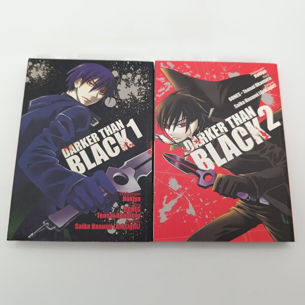 Darker Than Black Band 1-2 komplett (Nokiya | Bones | Tensai Okamura | Saika Hasumi)