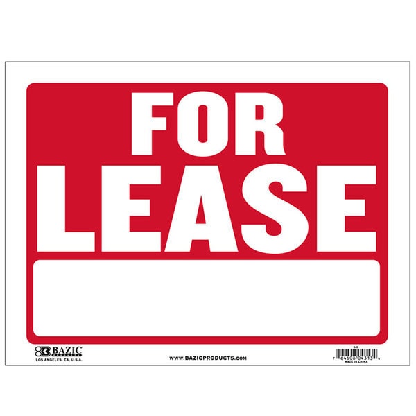 For Lease SignsCheap Plastic SignsWholesaleBulk Pricing