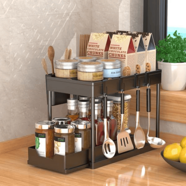 Bandeja Corrediza para Cocina | Estante Deslizante Multiuso - Imagen 3