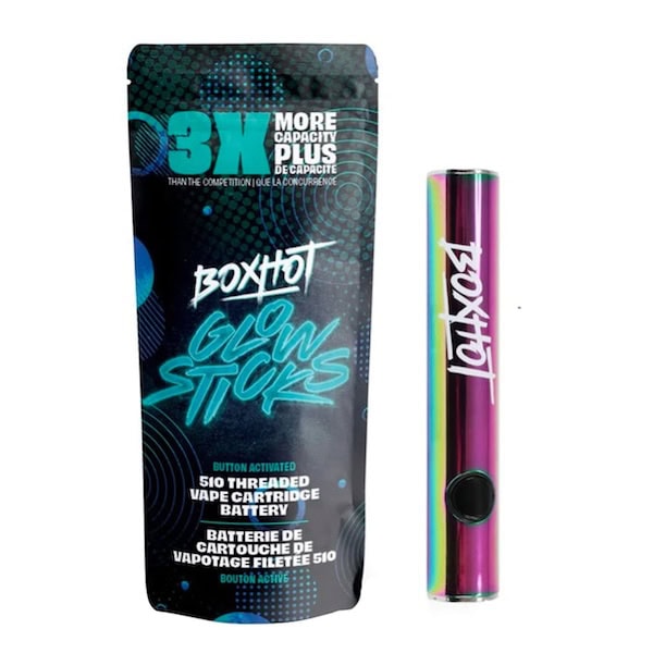 boxhot glow sticks battery 510 montrose cannabis