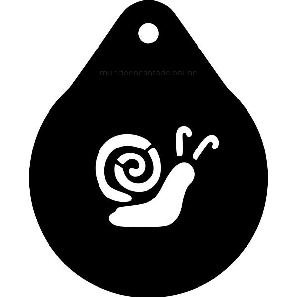 Stencil Pfaciais Caracol