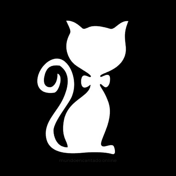 Stencil Glitter Laço Gato (pack 5)