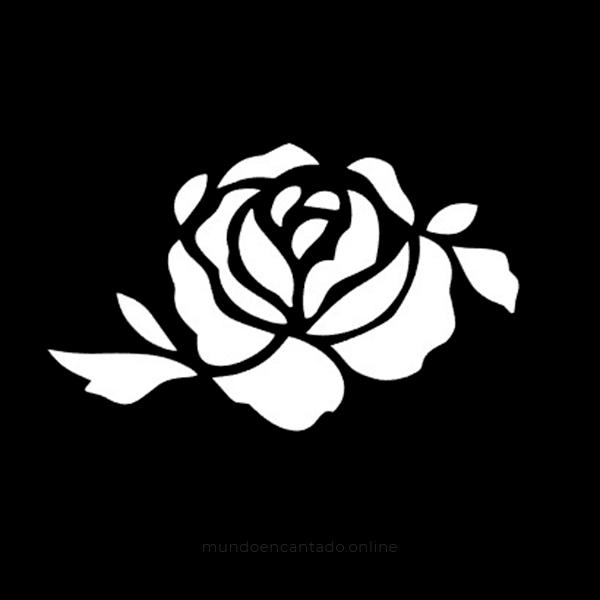 Stencil Glitter Rosa (pack 5)