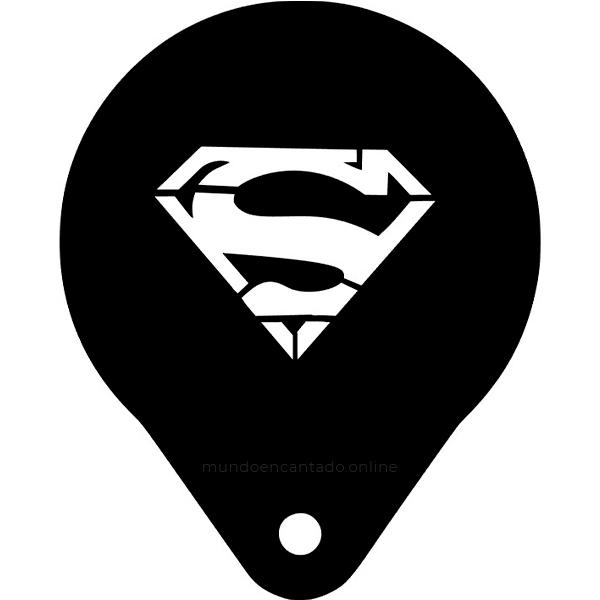 Stencil Pfaciais SuperMan