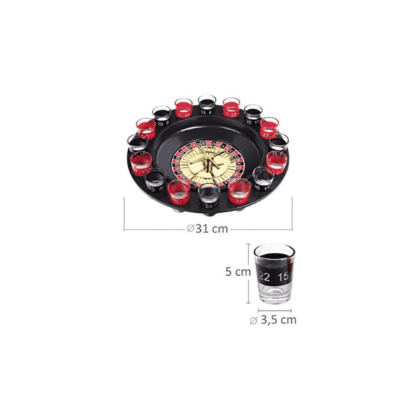 Gioco Drinking Roulette - Roul Shot - Giochi per Bere - immagine 3
