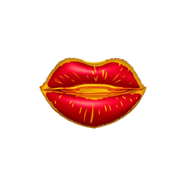 Palloncino Labbra pz.1 Mylar Sagomato 3178cm w x 2358cm h