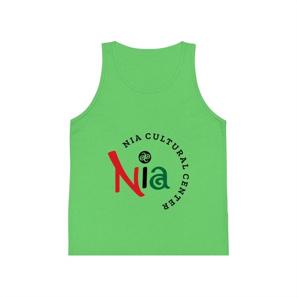 Nia Cultural Center Kid's Tank Top – Nia Logo Youth Jersey Tank - Image 2