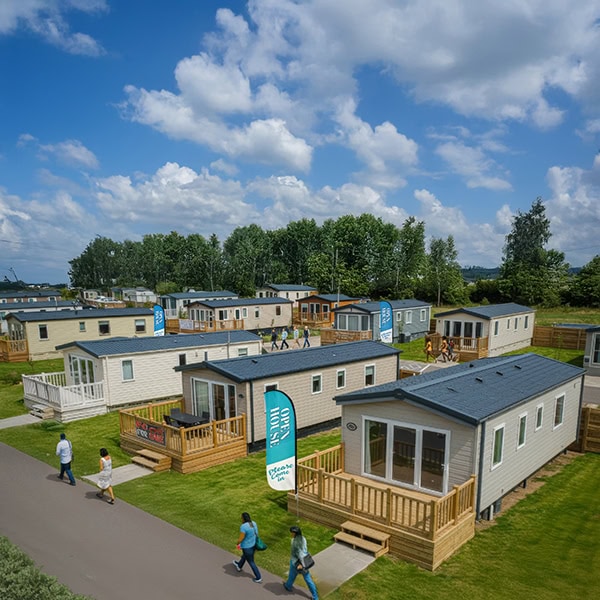 holiday homes image from above