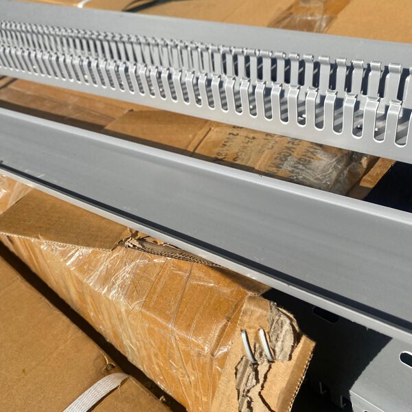 canal ranurada para cableado pvc 40x60