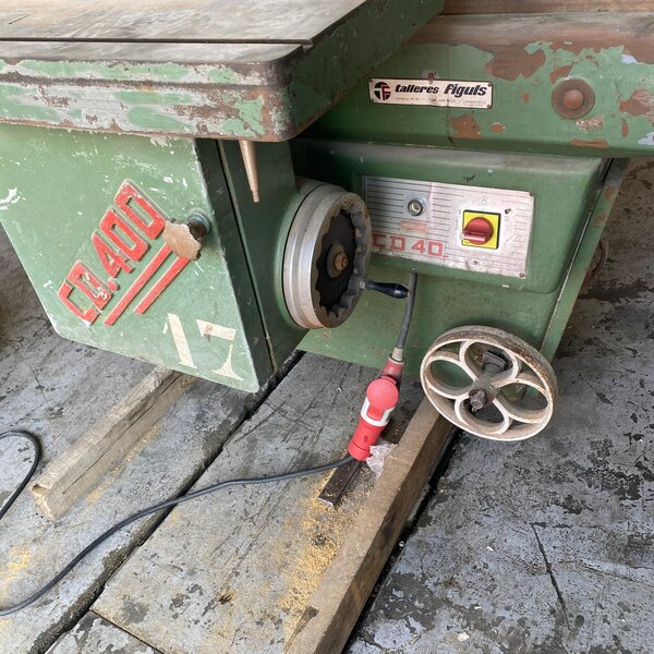 combinada universal carpintería talleres figuls cd 400 – sierra, cepilladora y tupí