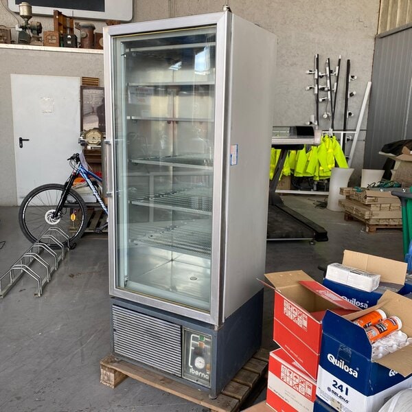 congelador expositor vertical berna 300l con puerta de cristal
