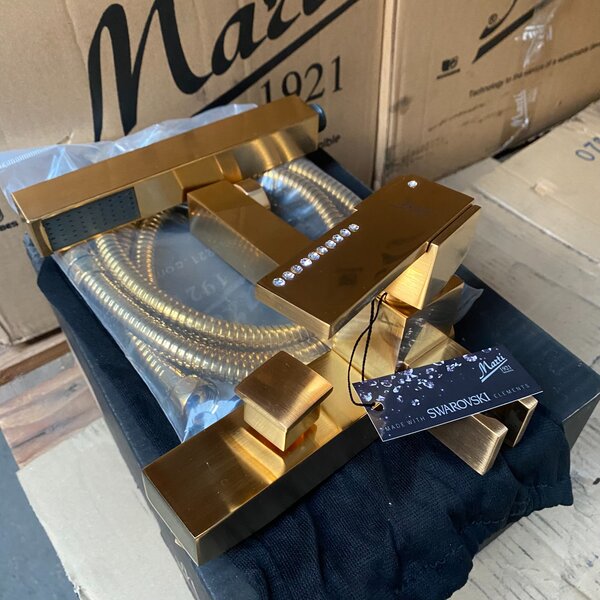 grifos de alta gama marti 1921 – dorados y cromados