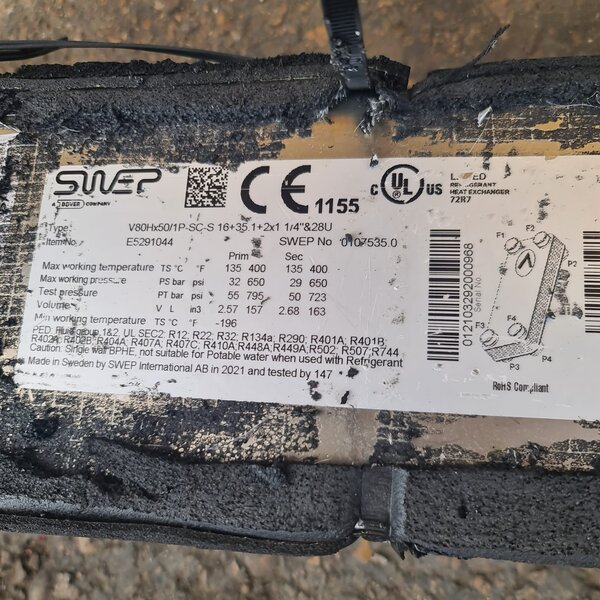 intercambiador de calor de placas soldadas swep