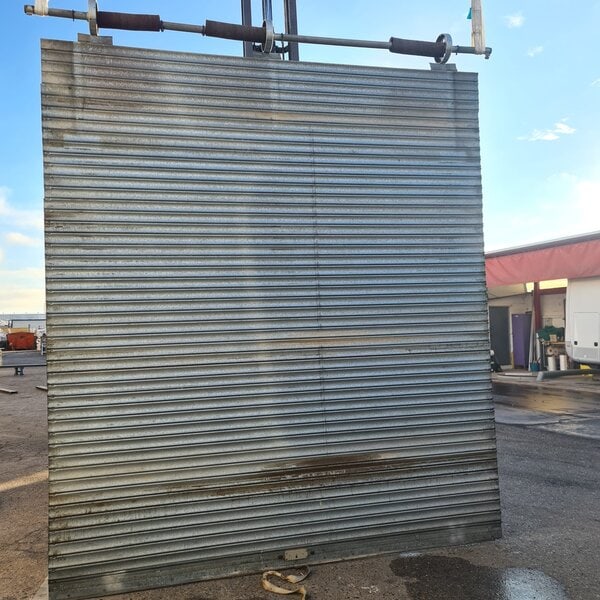 puerta de acero galvanizado enrollable
