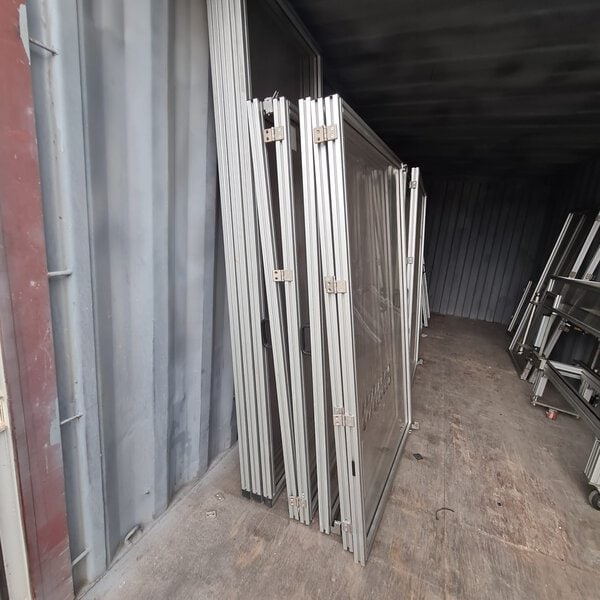 separadores divisores de espacios estructura de aluminio