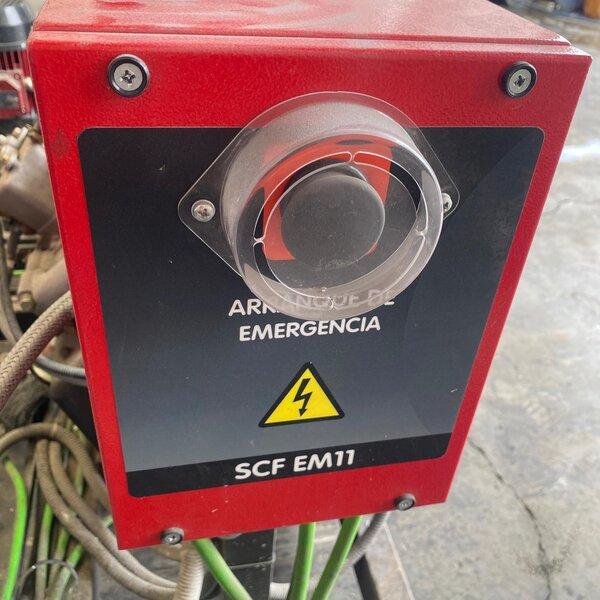 grupo contra incendios bloch con bomba diésel 20 hp, 3000 rpm, caudal 36 m³/h y altura 50 m