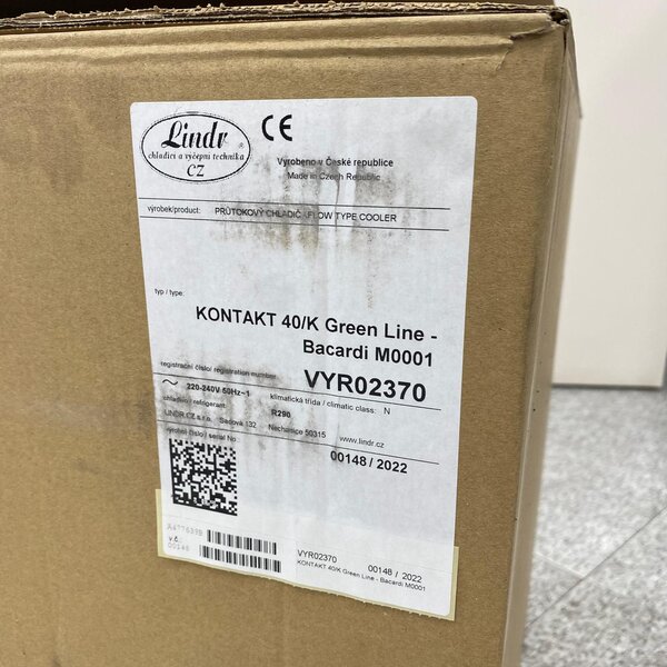 dispensador surtidor de cerveza, máquina de cerveza kontakt 40k green line 2 líneas, 50 litros nuevo