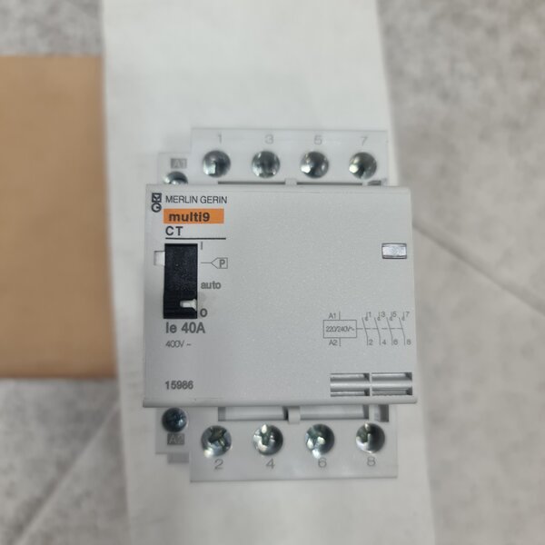 contactor merlin gerin ct cm 40a 4f