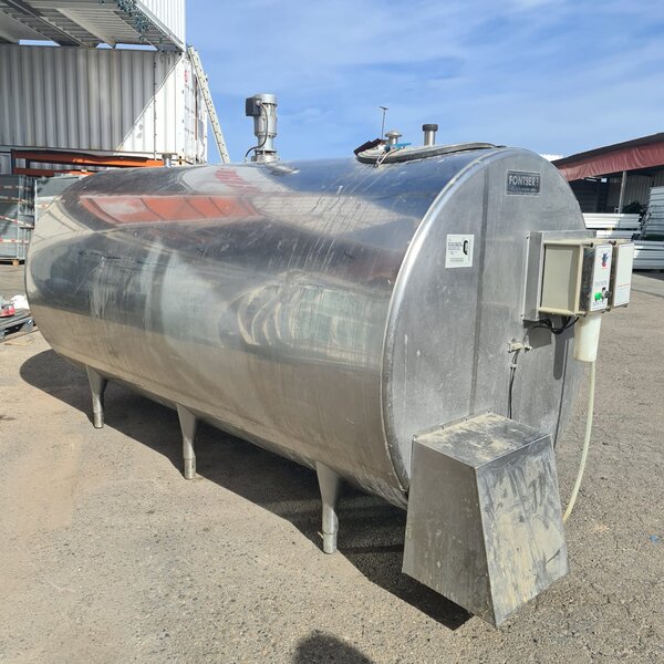 deposito de frio de acero inoxidable con mezclador 4000lts