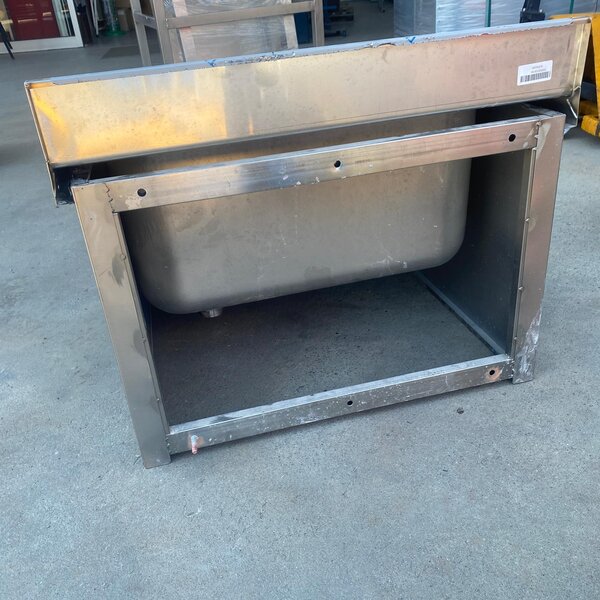fregadero industrial nuevo steelinox de acero inoxidable con cuba grande 50 x 60 cm