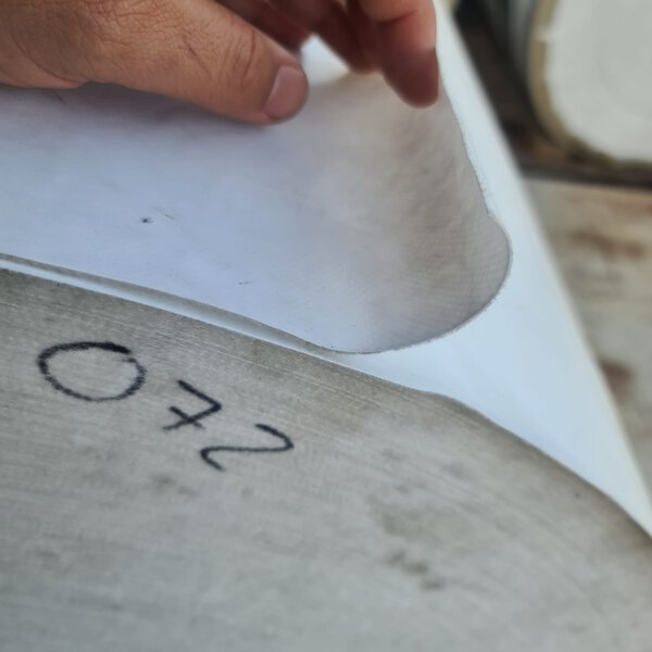 bobina revestimiento fibra plástico flexible para panel aislante agrícola