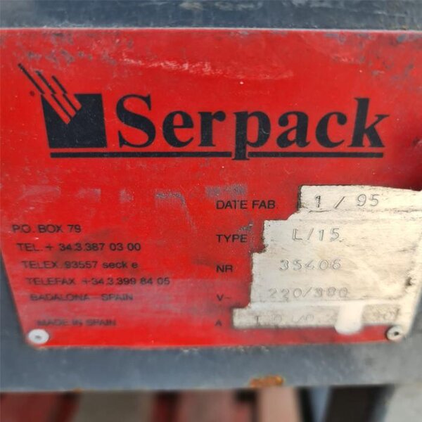 sellador de cajas serpack l15 