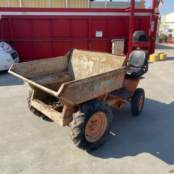 Dumper AUSA volquete usado con motor diésel y caja basculante hidráulica